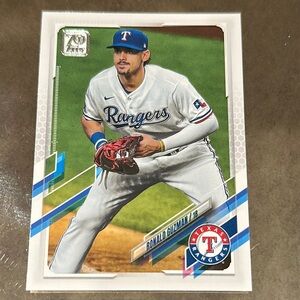 Texas Rangers Baseball Card